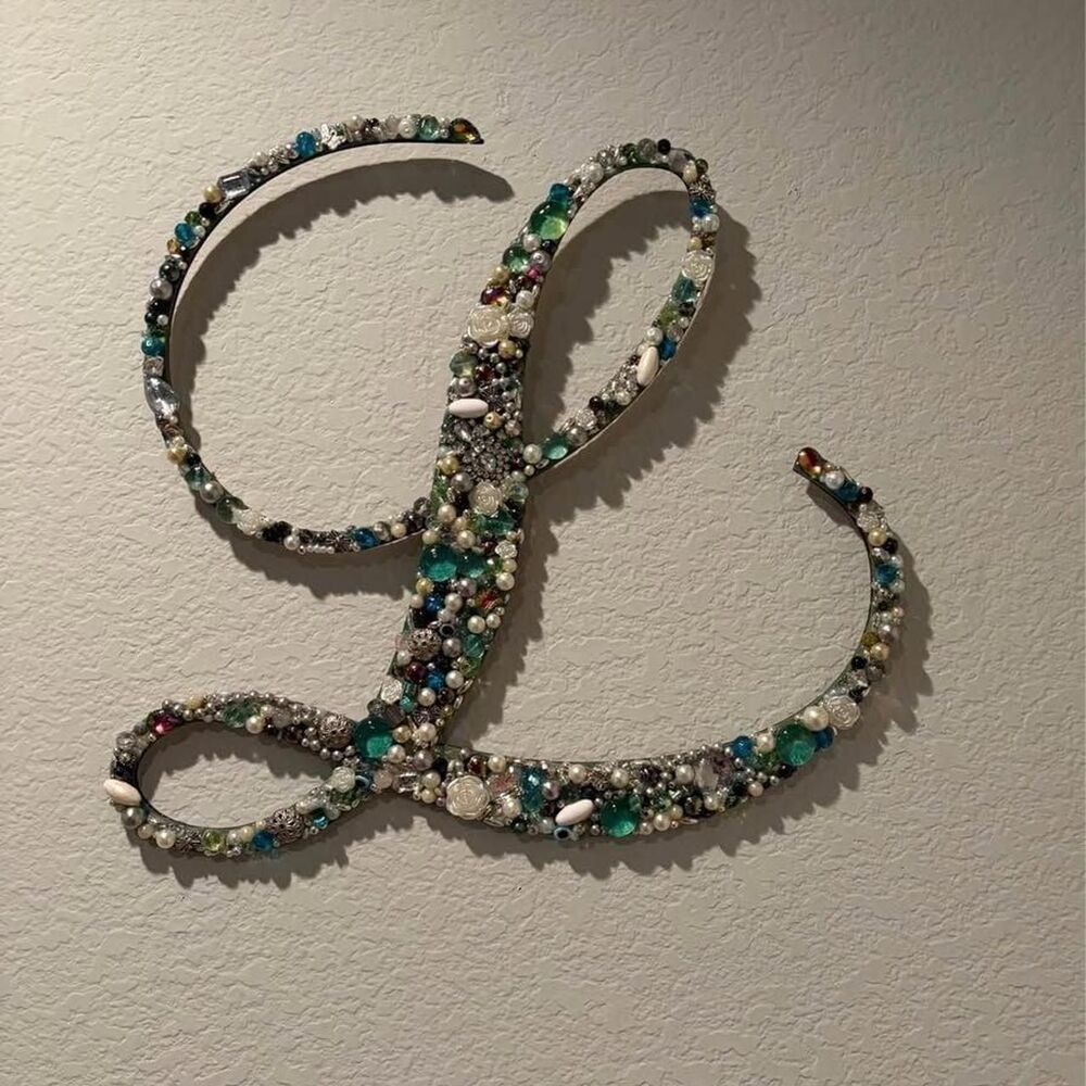Jeweled Initial Personalized for you